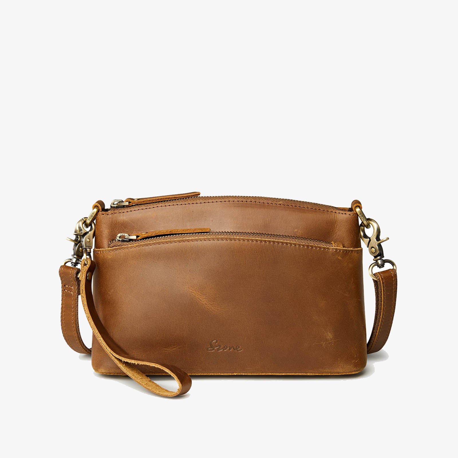 Genuine Leather Mini Crossbody Bag