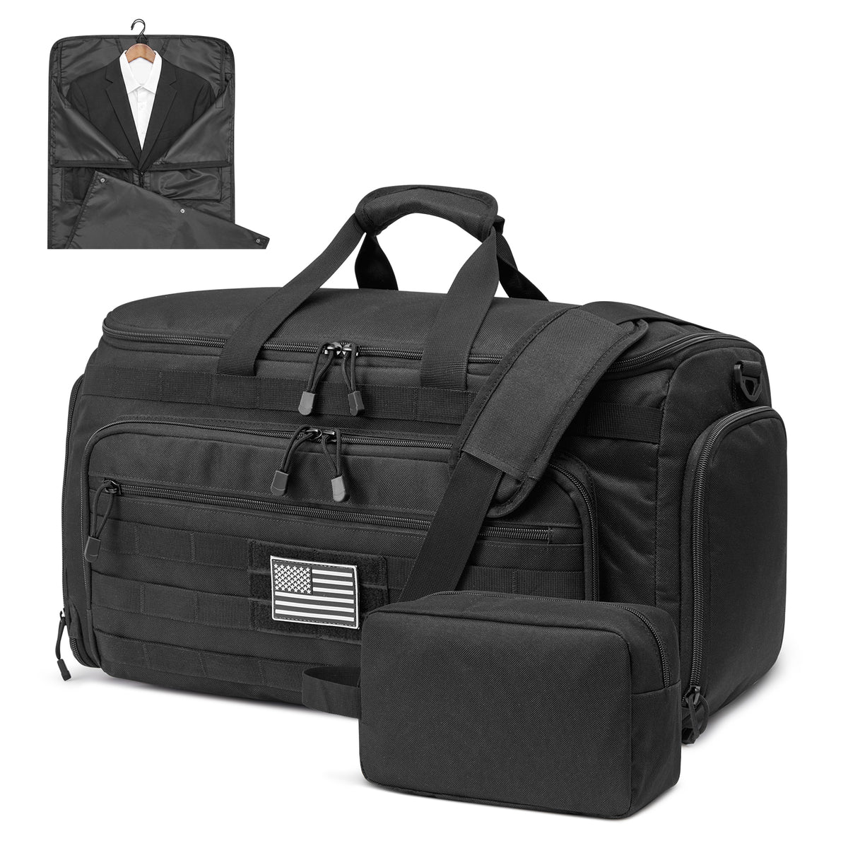 Convertible Garment Duffle 45L with Shoe Compartment