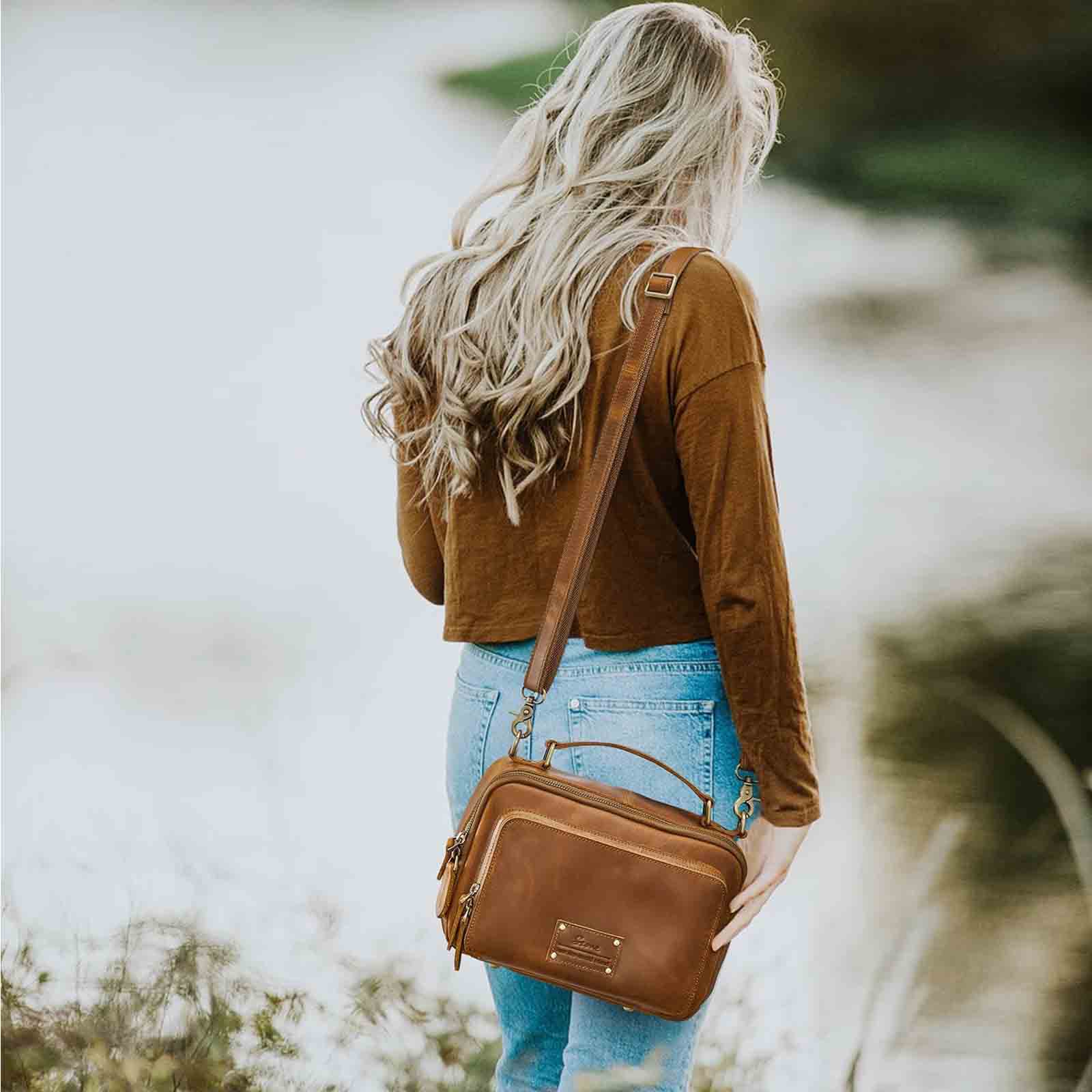 Mini Genuine Leather Crossbody Purses