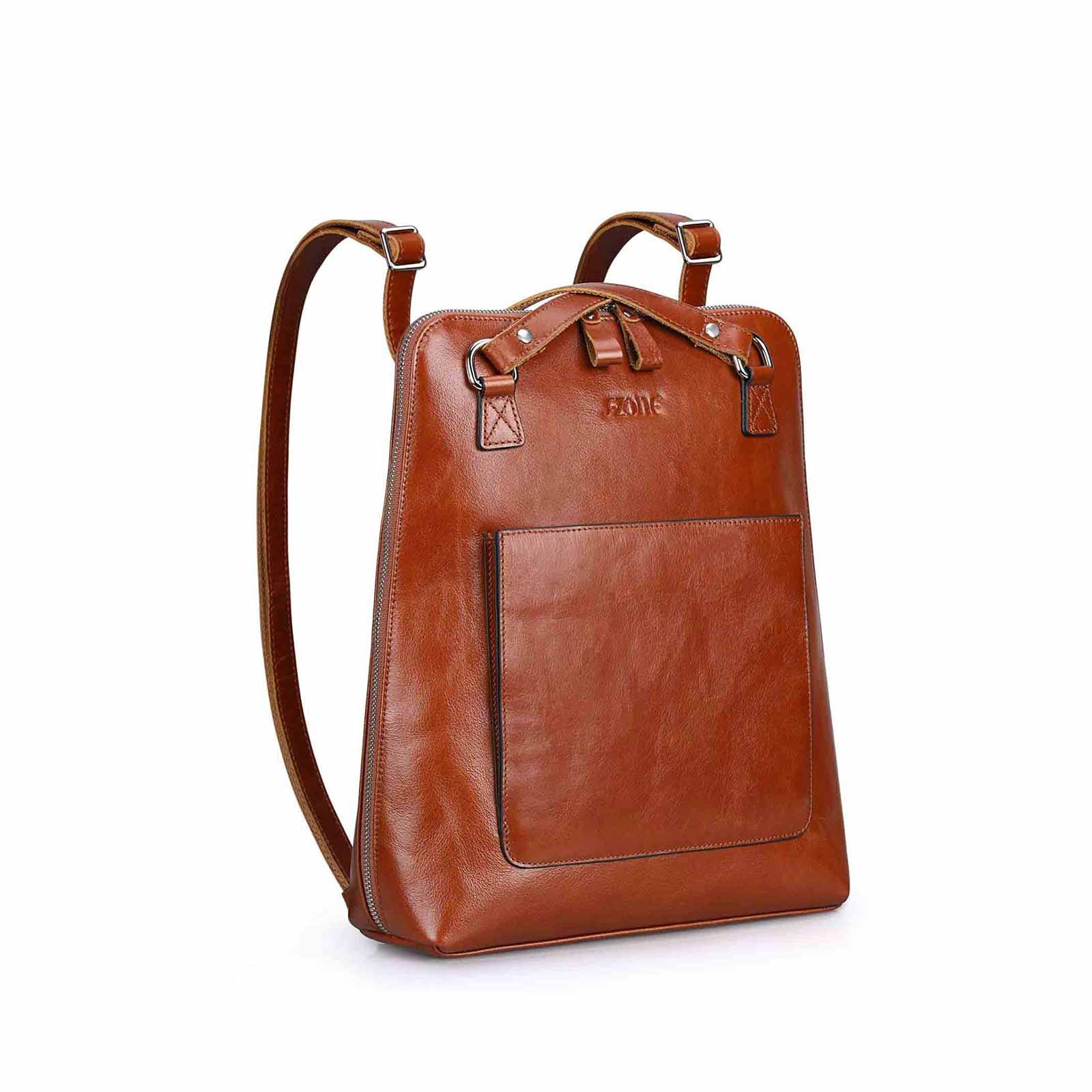 colorful leather backpacks for school Waterproof Leather School Backpack