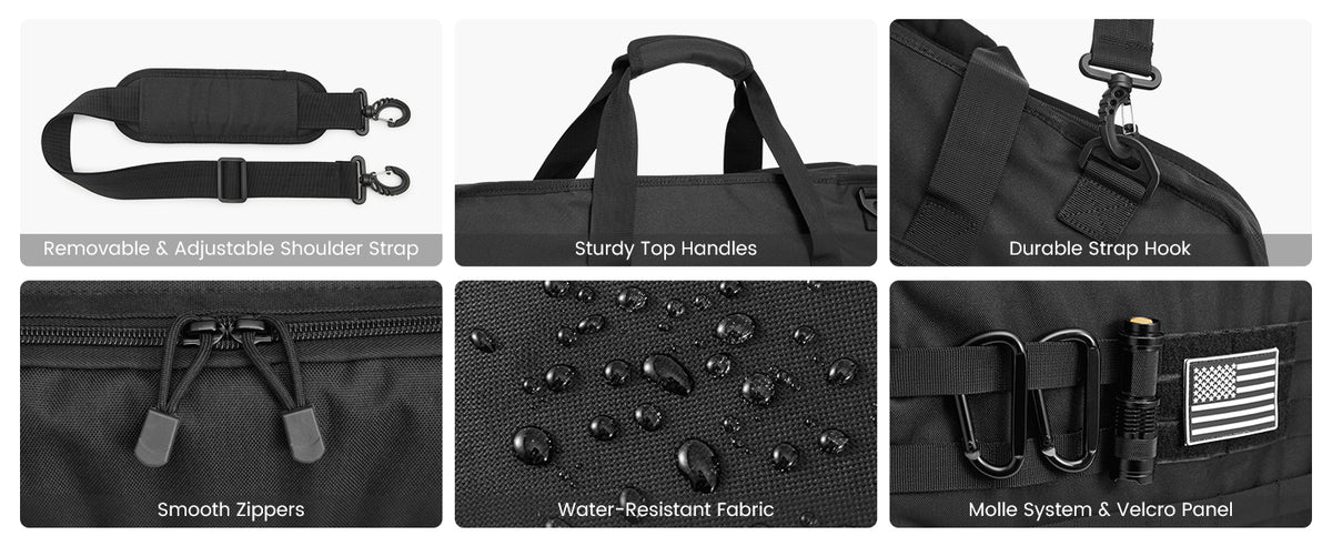 S-ZONE Garment Bags for Travel Carry On Garment Bags for Hanging Clothes Foldable Suit Bag for Men with Shoulder Strap