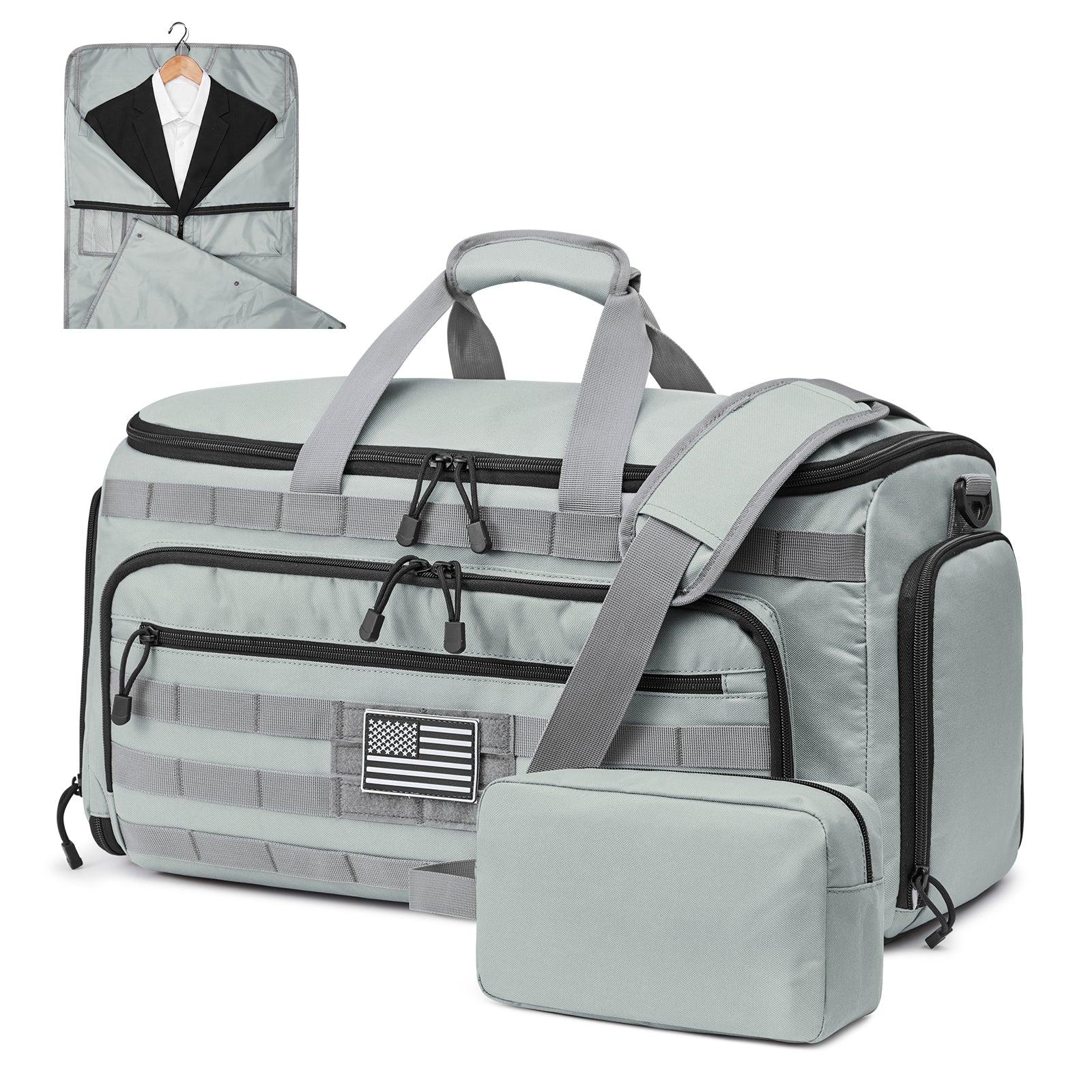 Convertible Garment Duffle 45L with Shoe Compartment