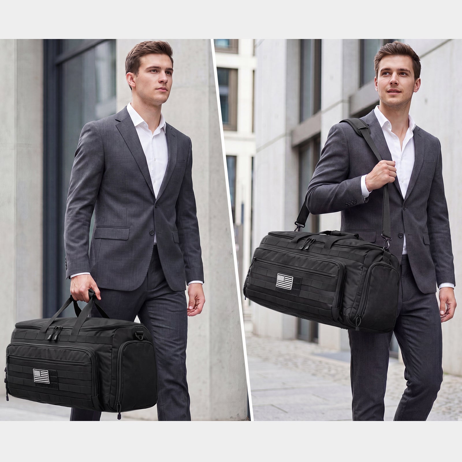 Convertible Garment Duffle 45L with Shoe Compartment