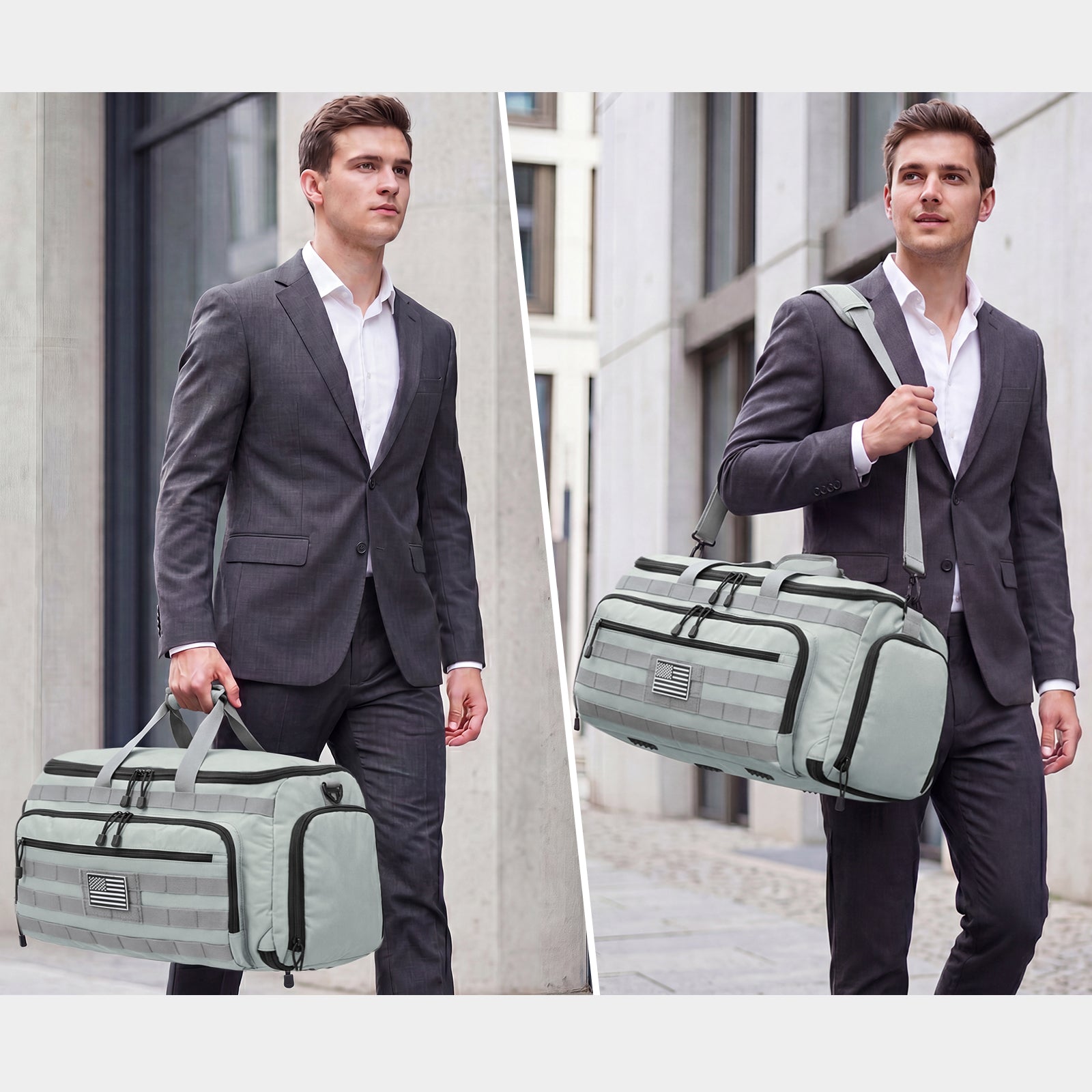Convertible Garment Duffle 45L with Shoe Compartment