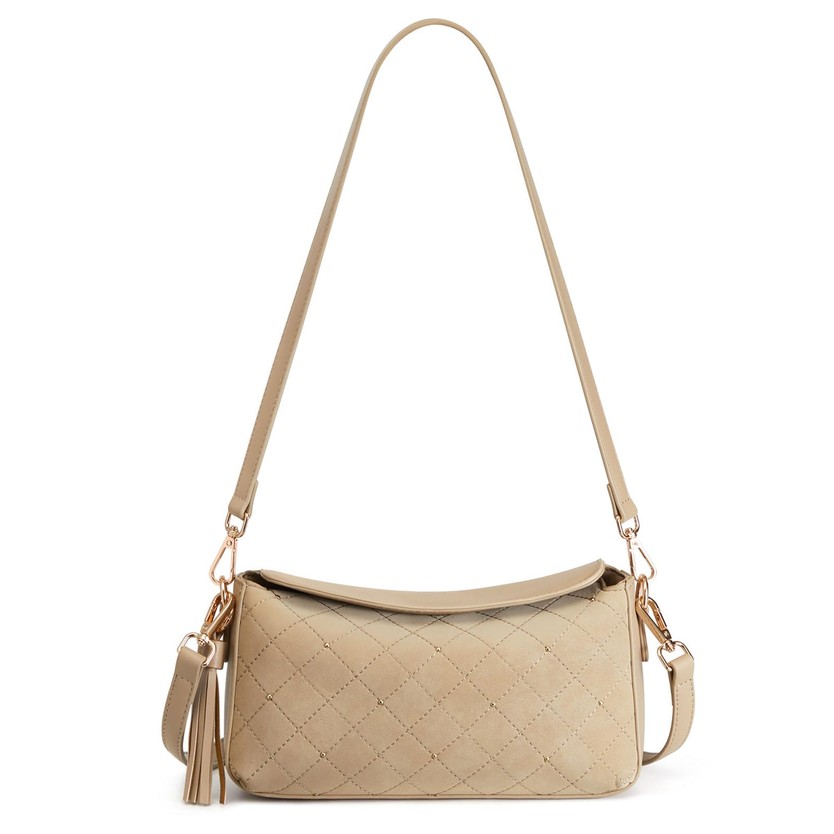 S-ZONE Small Purses for Women, Hobo Crossbody Shoulder Bag 2 Straps