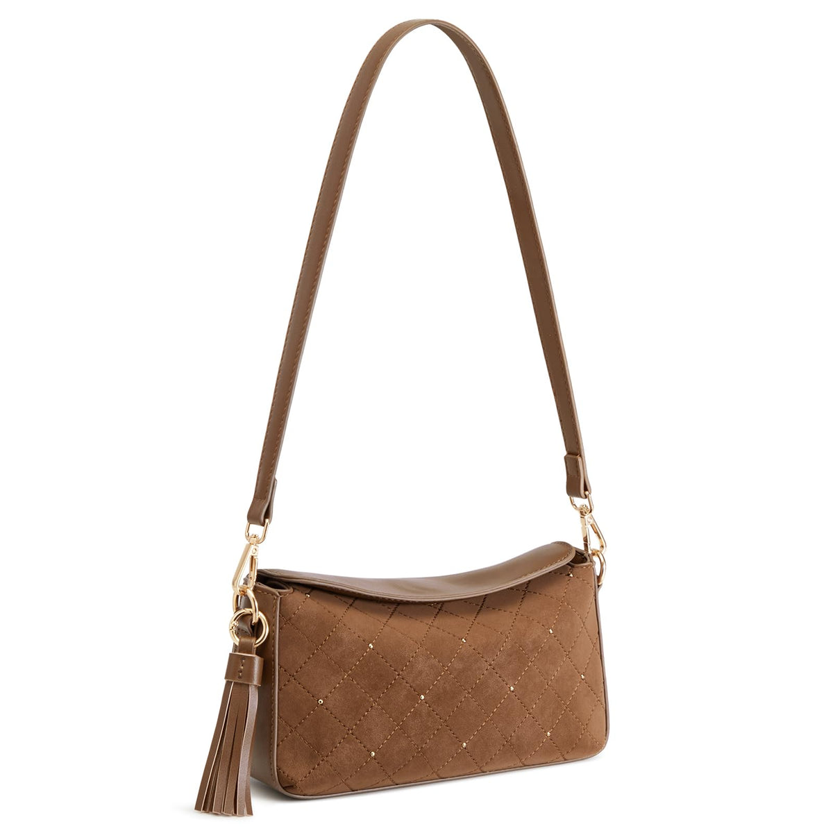 S-ZONE Small Purses for Women, Hobo Crossbody Shoulder Bag 2 Straps