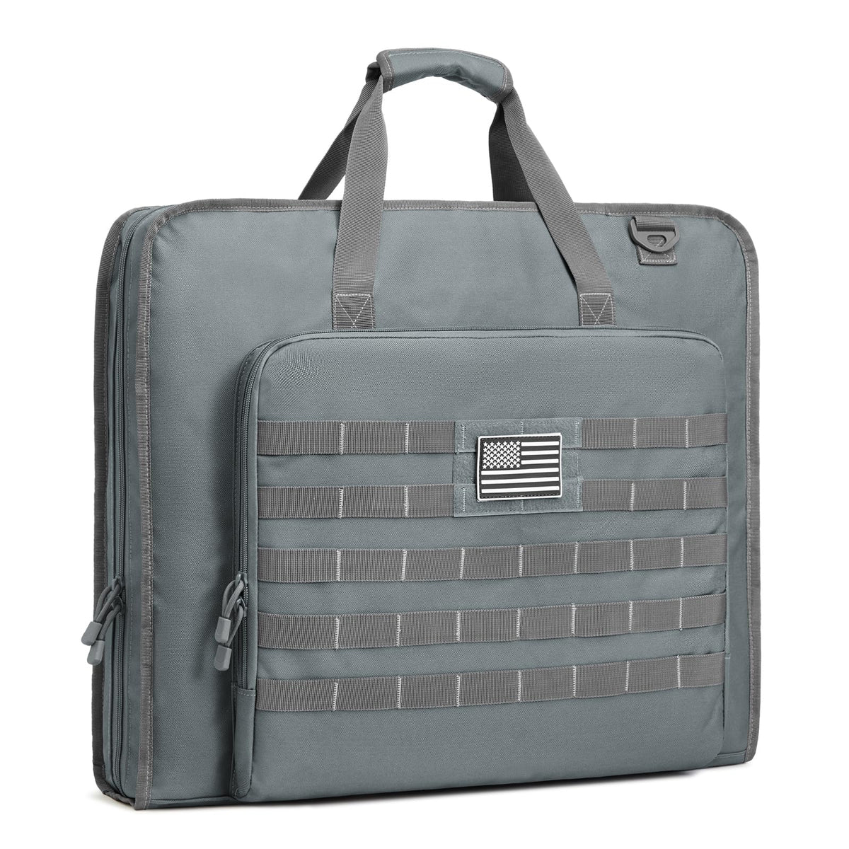 S-ZONE Garment Bags for Travel Carry On Garment Bags for Hanging Clothes Foldable Suit Bag for Men with Shoulder Strap