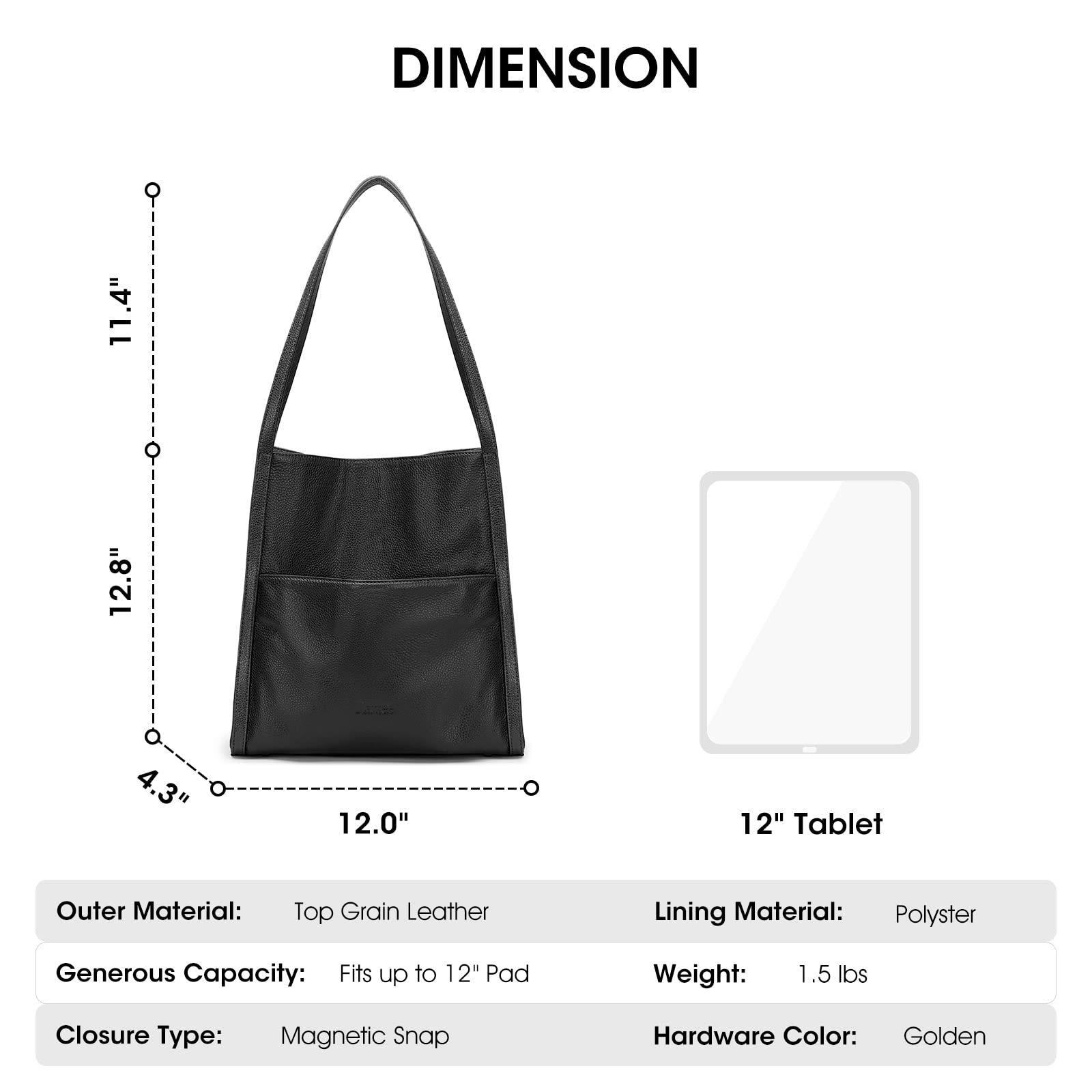 Slim Soft genuine Leather Shoulder Bag