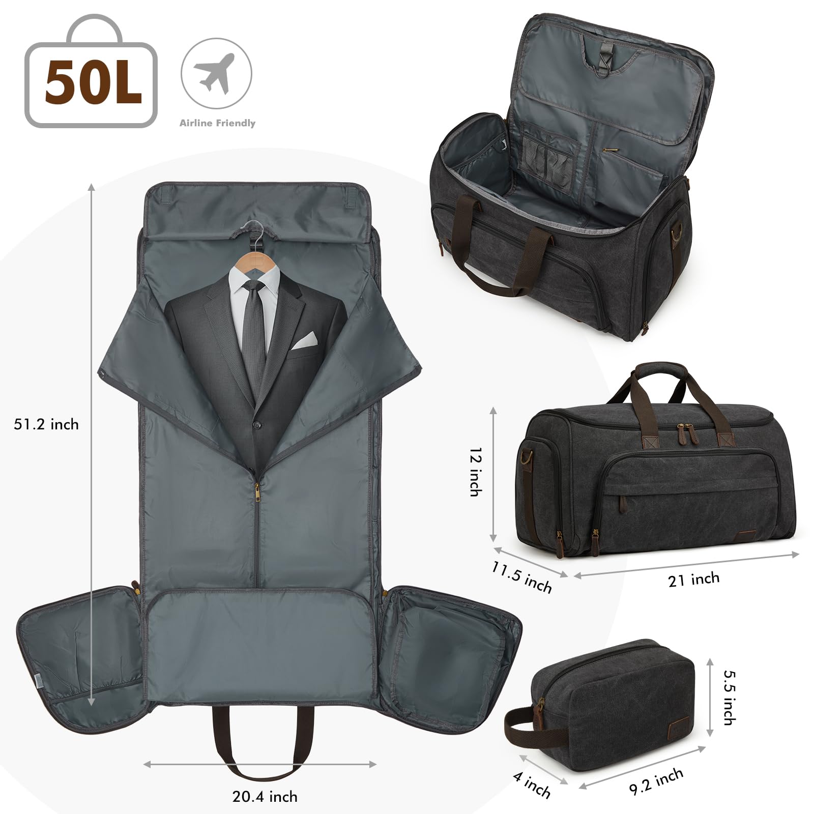 50L All-In-One Garment Travel Bag