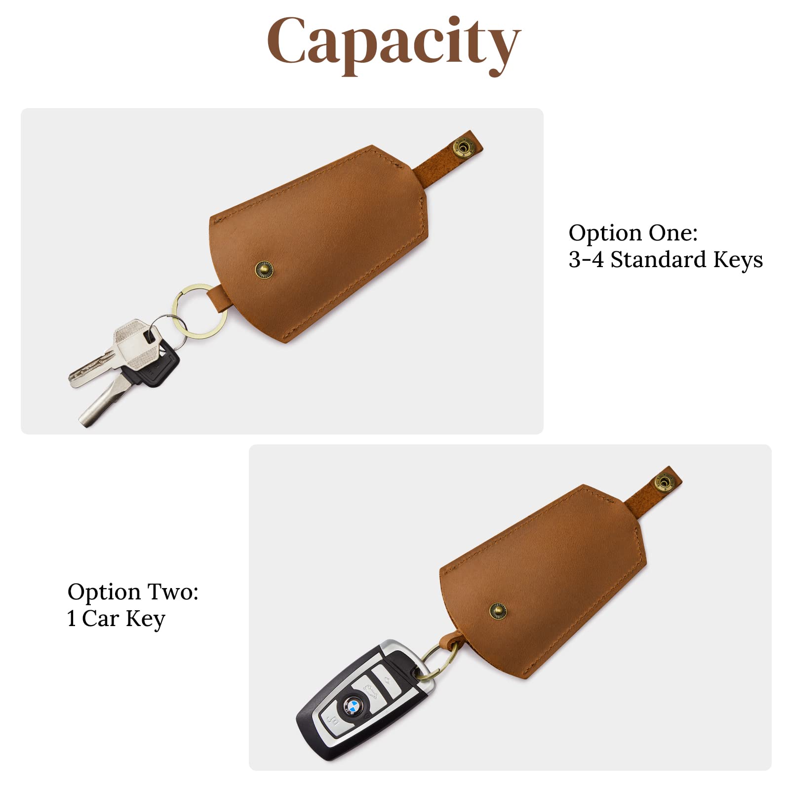 Genuine Leather Key Holder Car Key Case