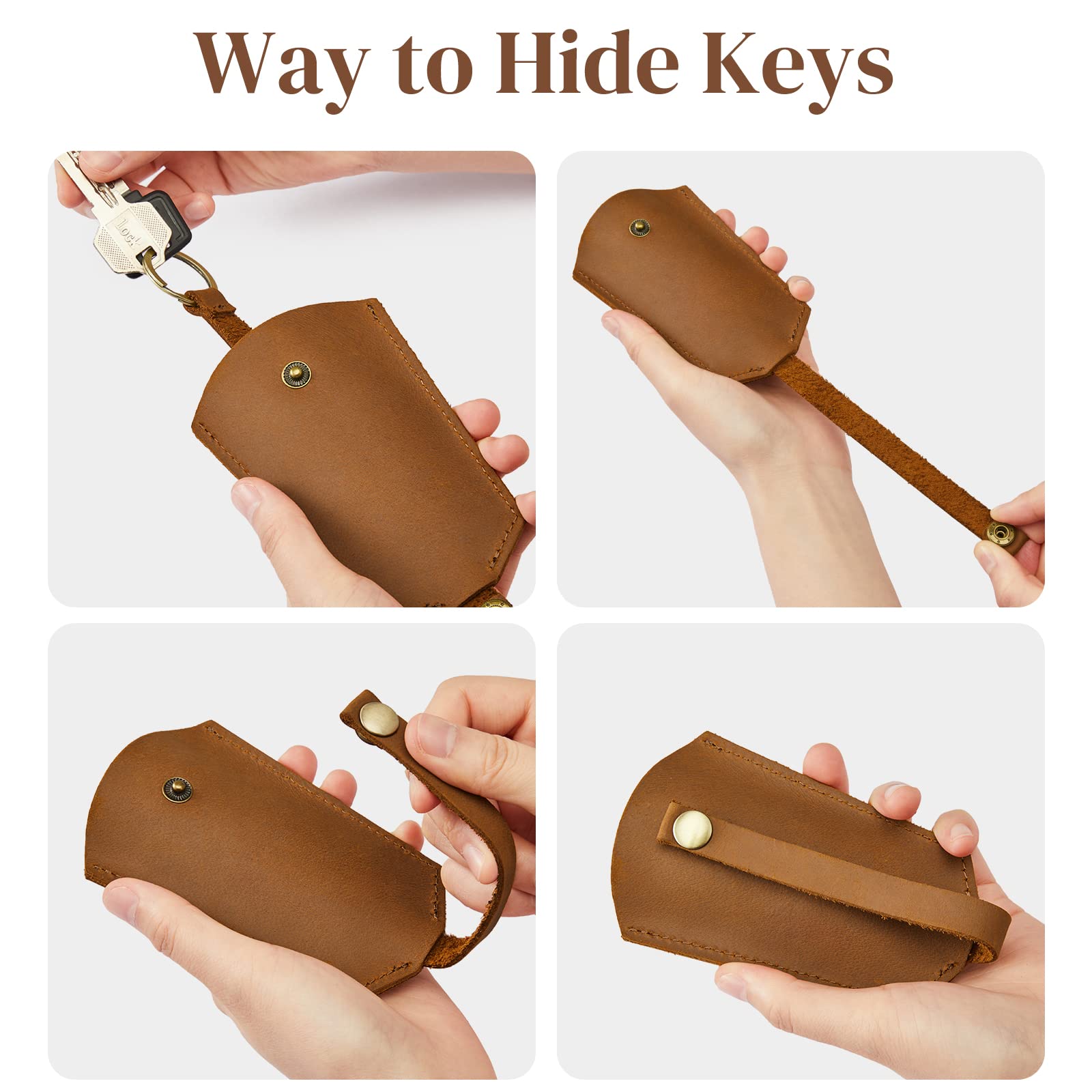 Genuine Leather Key Holder