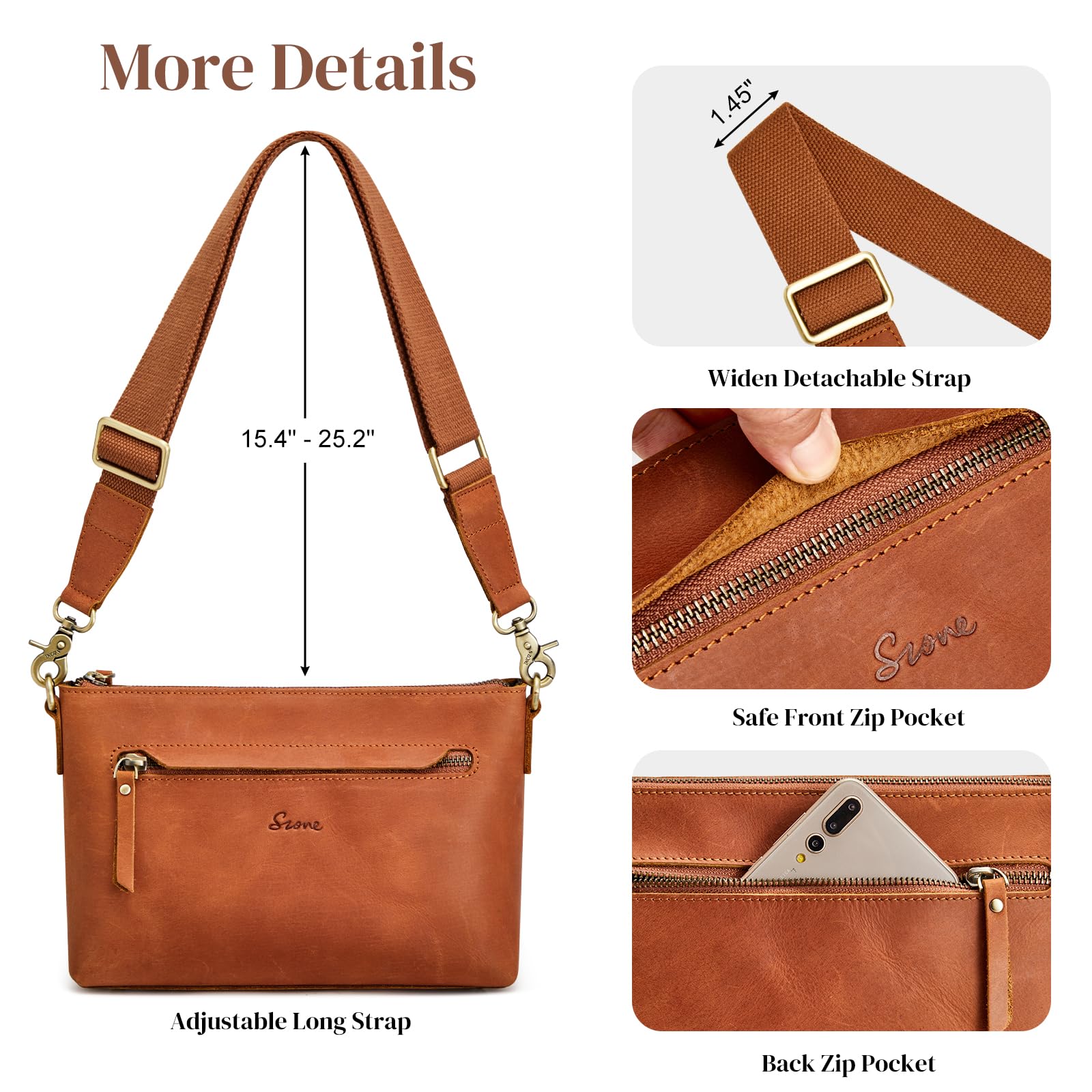 Small Crossbody Bag With Wide Strap