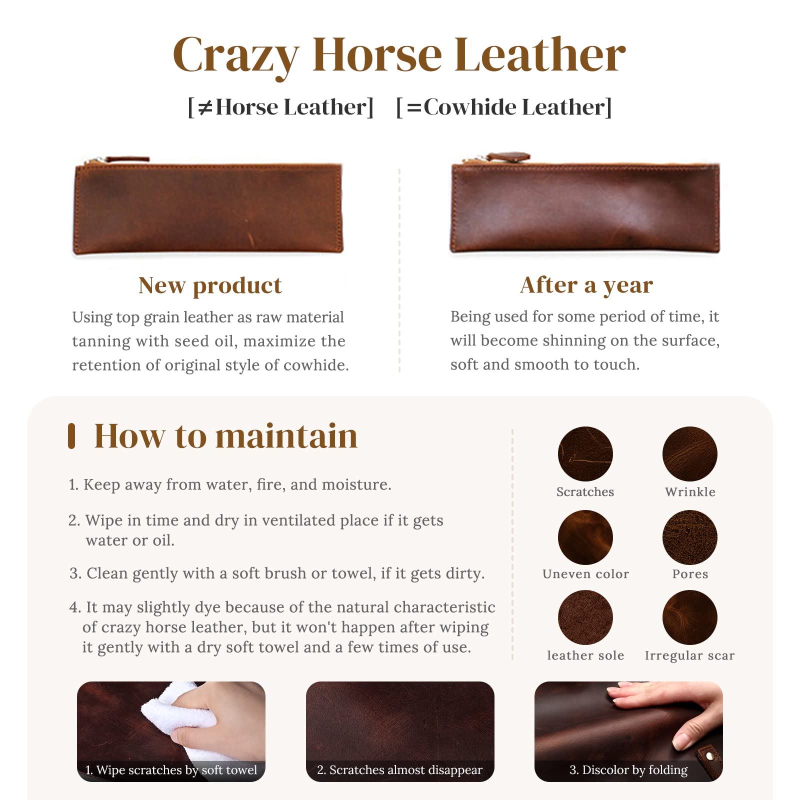 Mini Genuine Leather Crossbody Purses