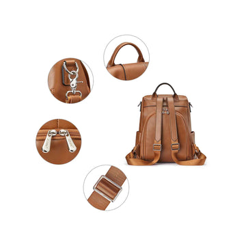 Anti-theft Soft Genuine Leather Backpack Anti-theft Soft Genuine Leather Backpack