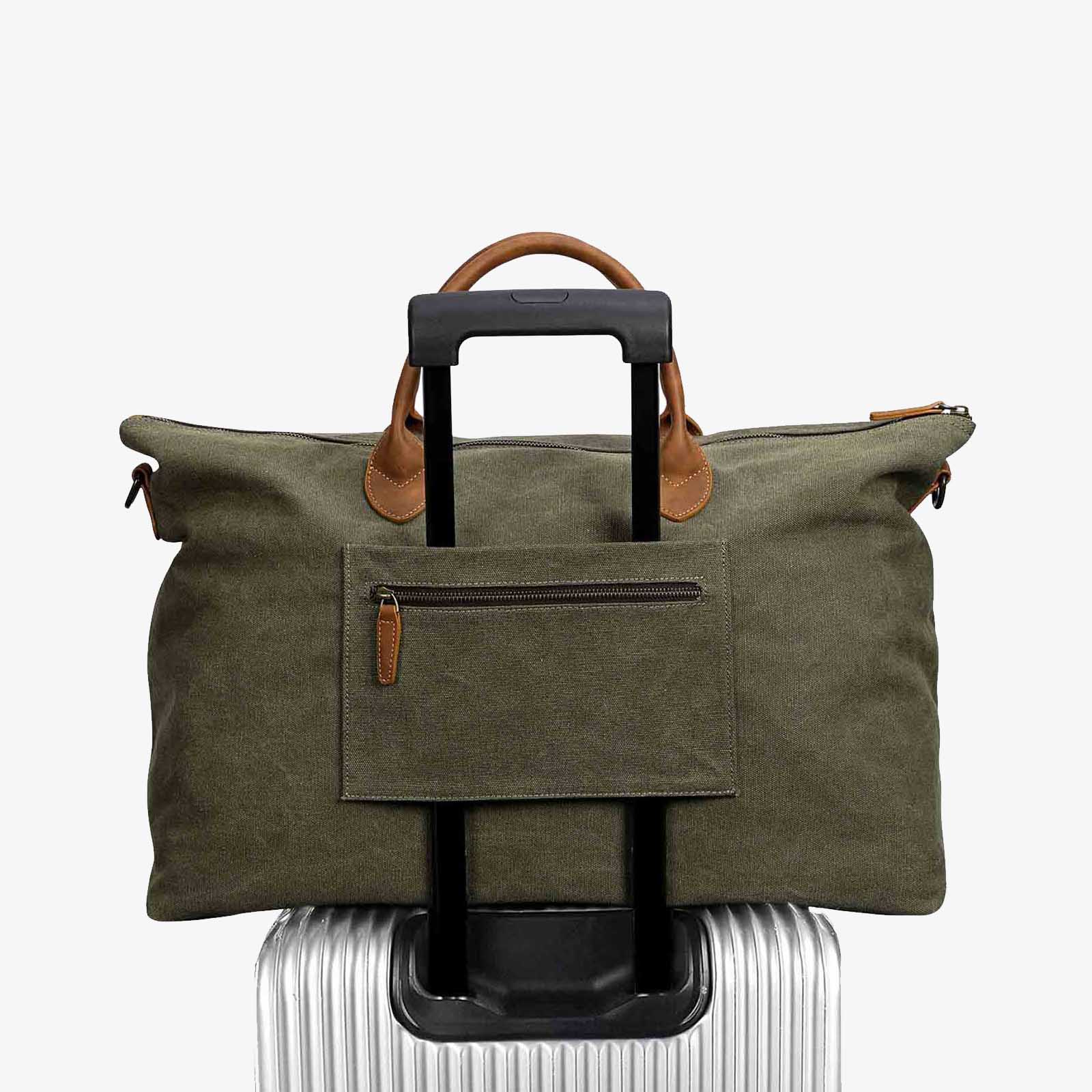 46L Canvas Carry On Travel Duffel Bag
