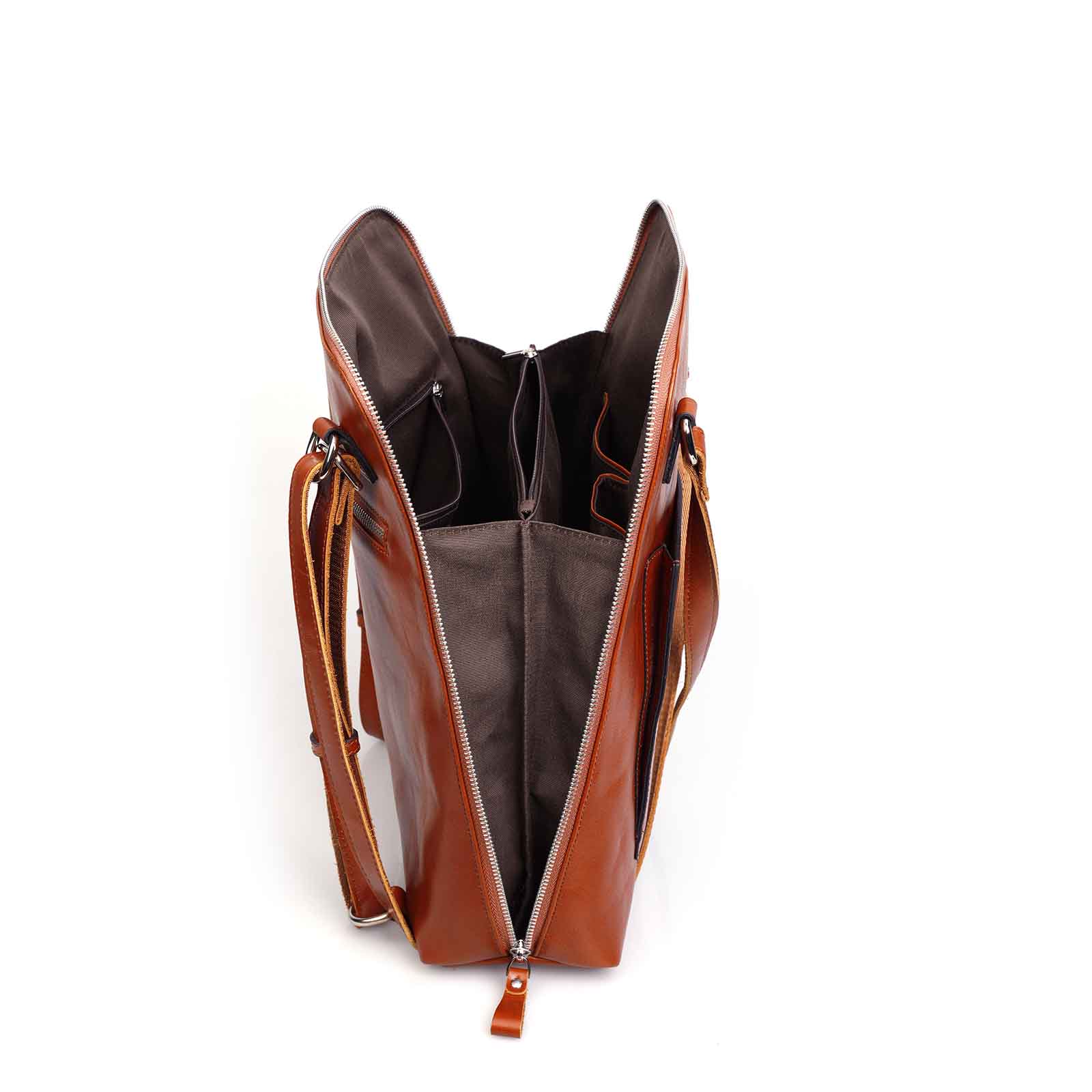 Waterproof Leather School Backpack