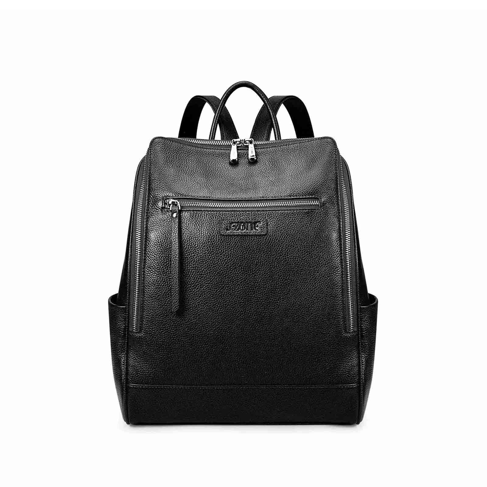 Medium Genuine Leather Women Backpack