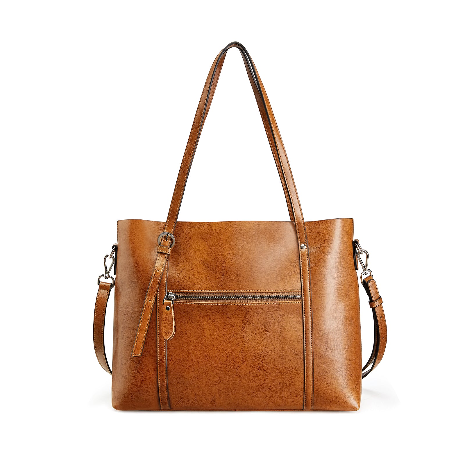 Women Genuine Leather Daily Work Tote