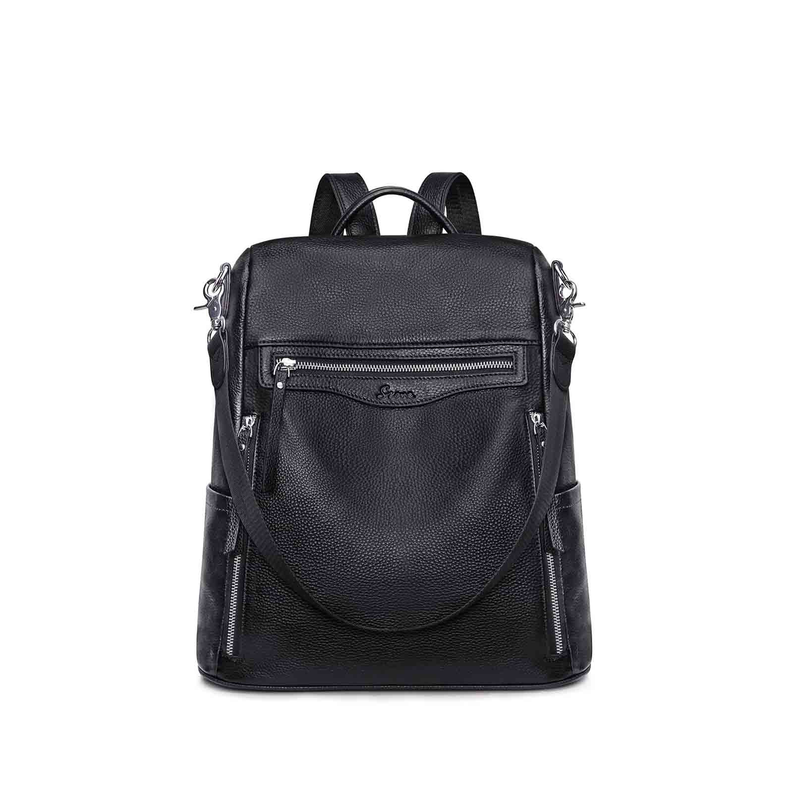 Soft College Leather Backpack