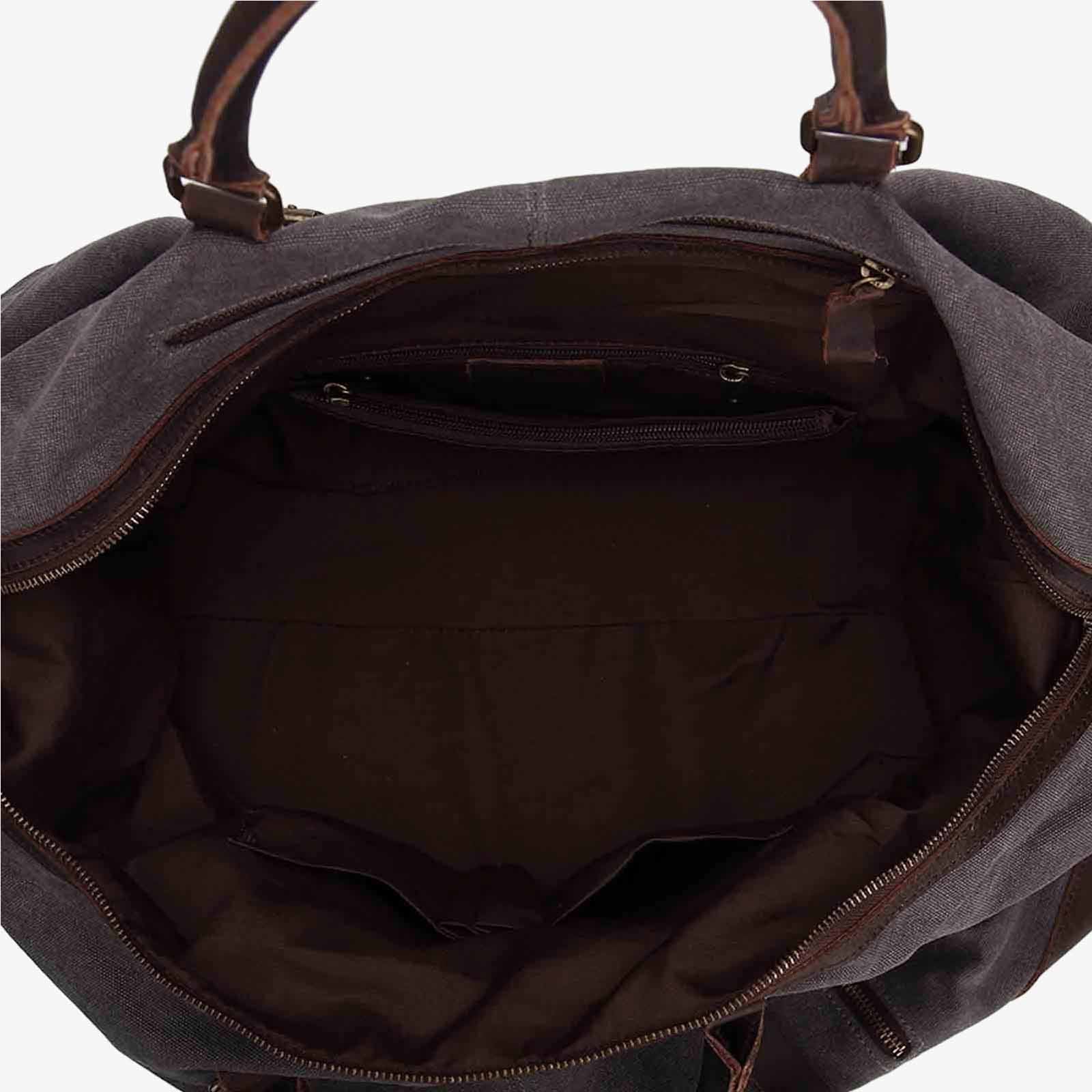 60L Canvas Weekender Duffle Bag
