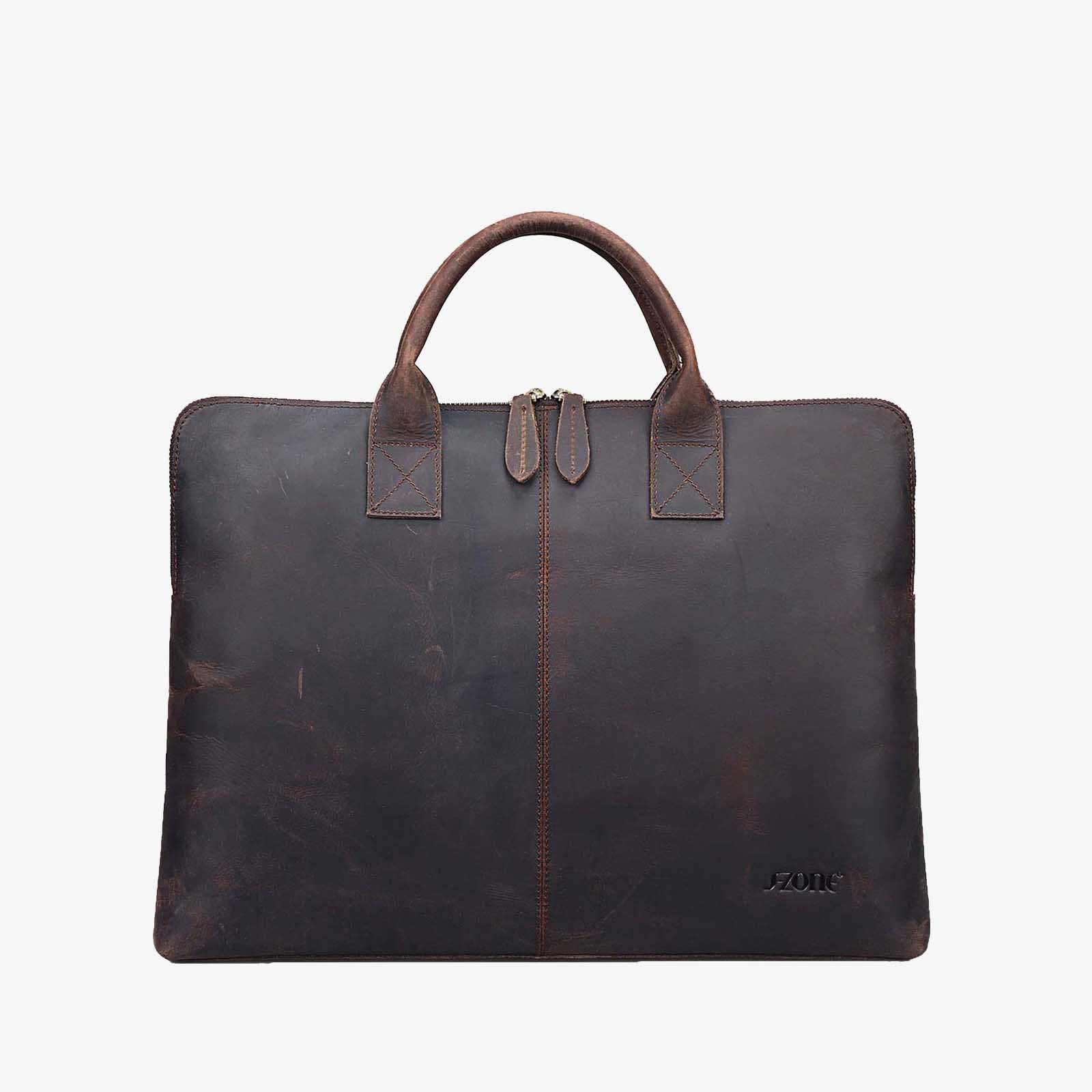 Genuine Leather Laptop Briefcase