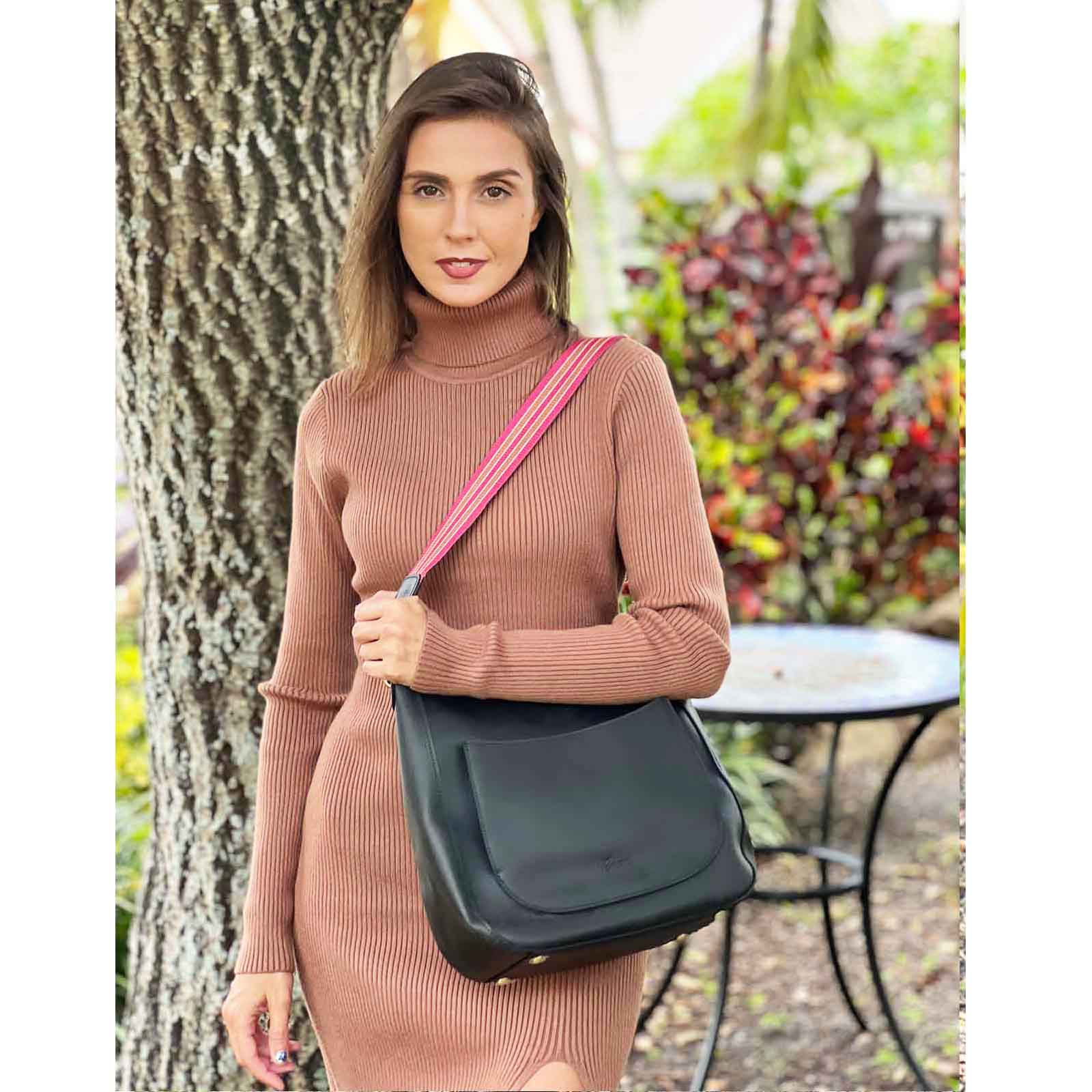 Women Genuine Leather Hobo Bag