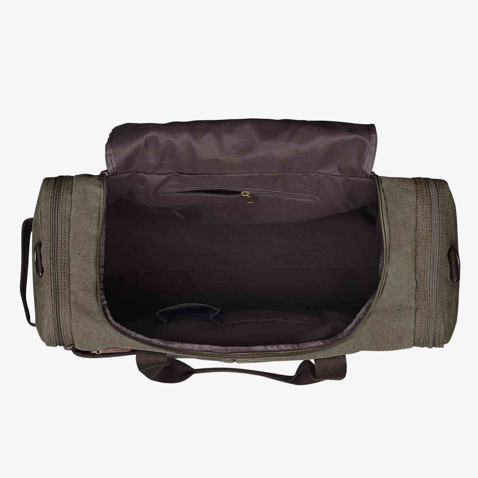 65L Large Canvas Travel Duffel Bag