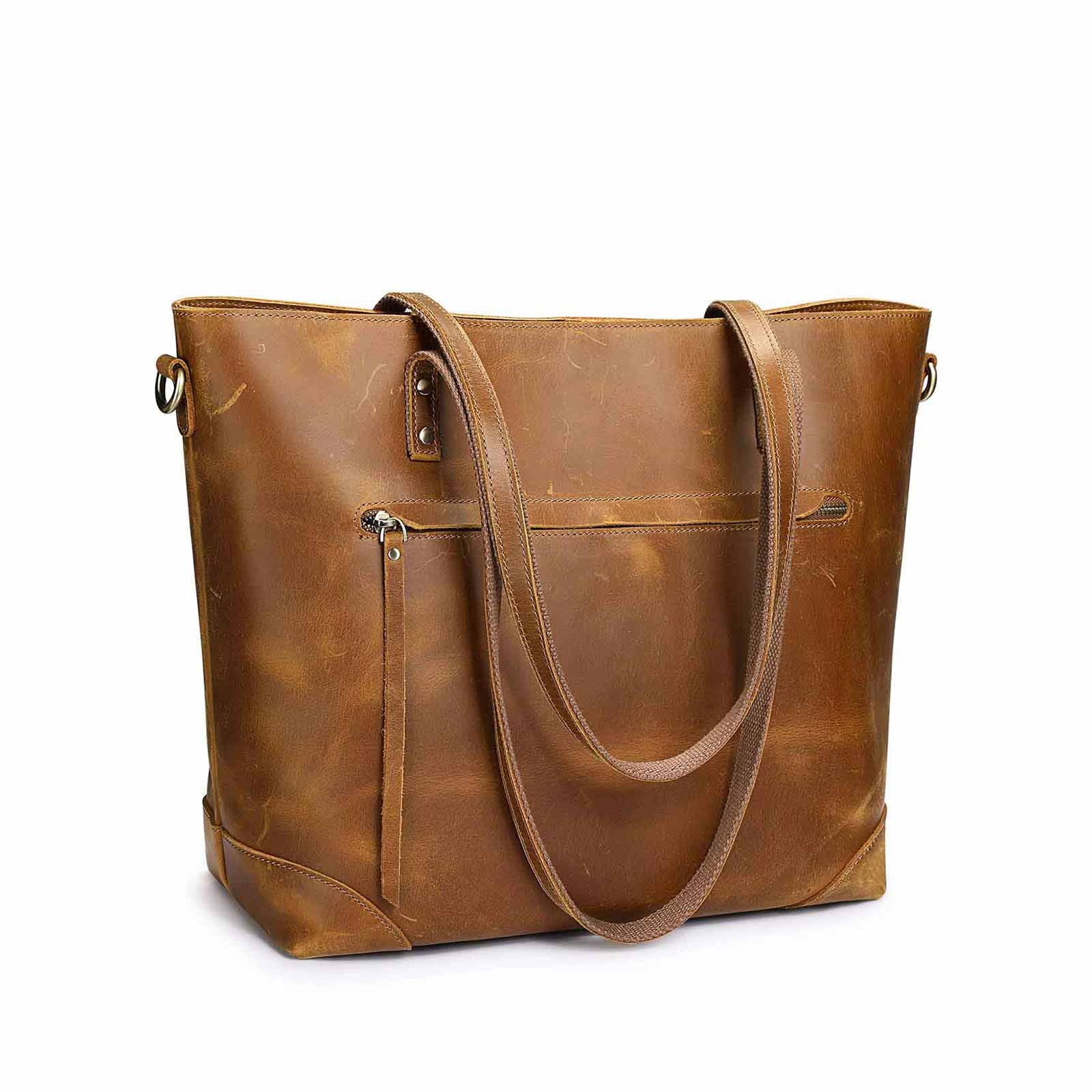 バッグ vintage leather toat bag Vintage Leather Tote Bag