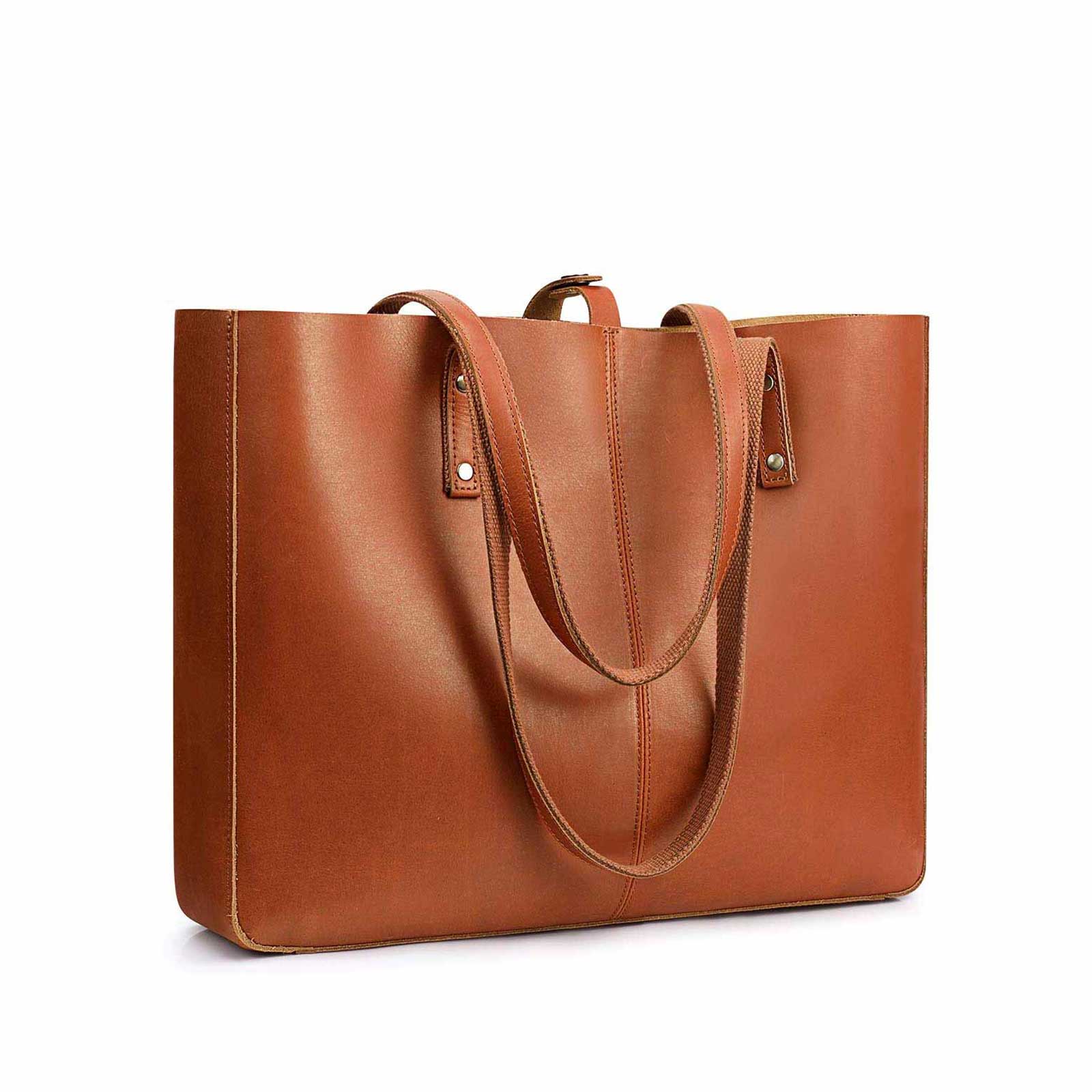 Crazy horse leather handbag