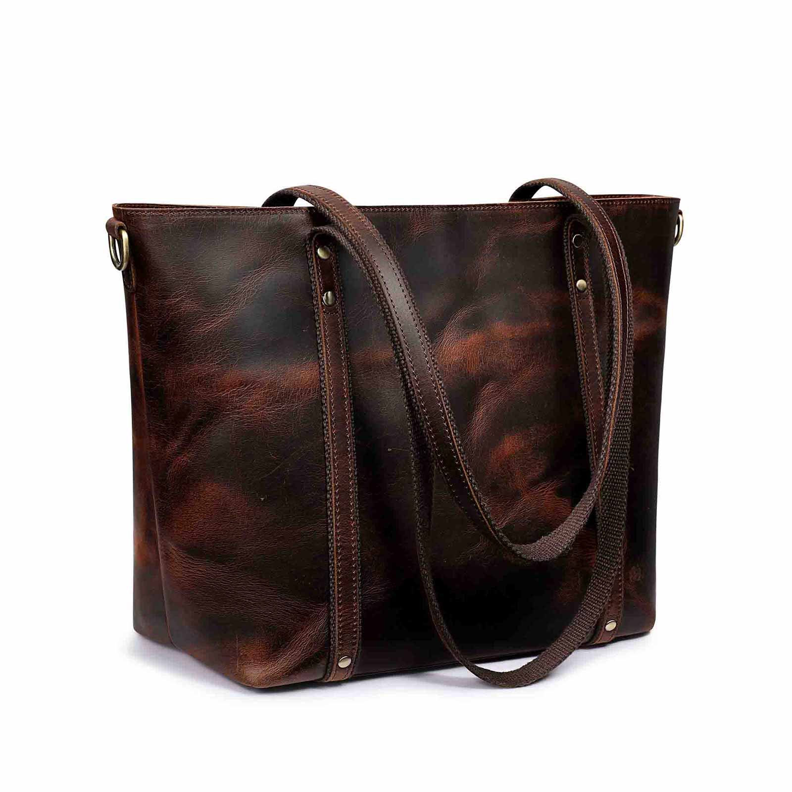 Genuine Leather Tote Bag for Women