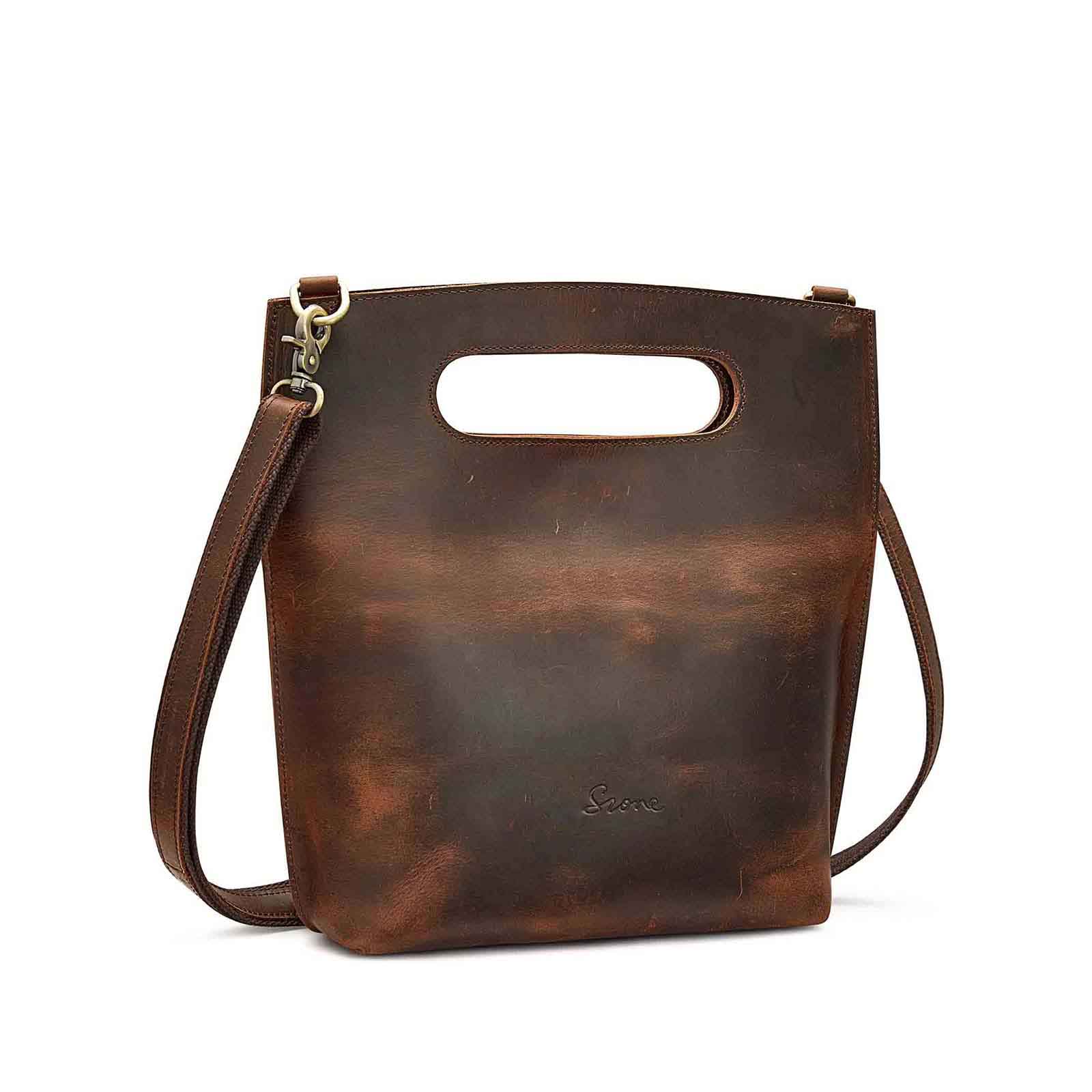 Distressed Clutch Handbag