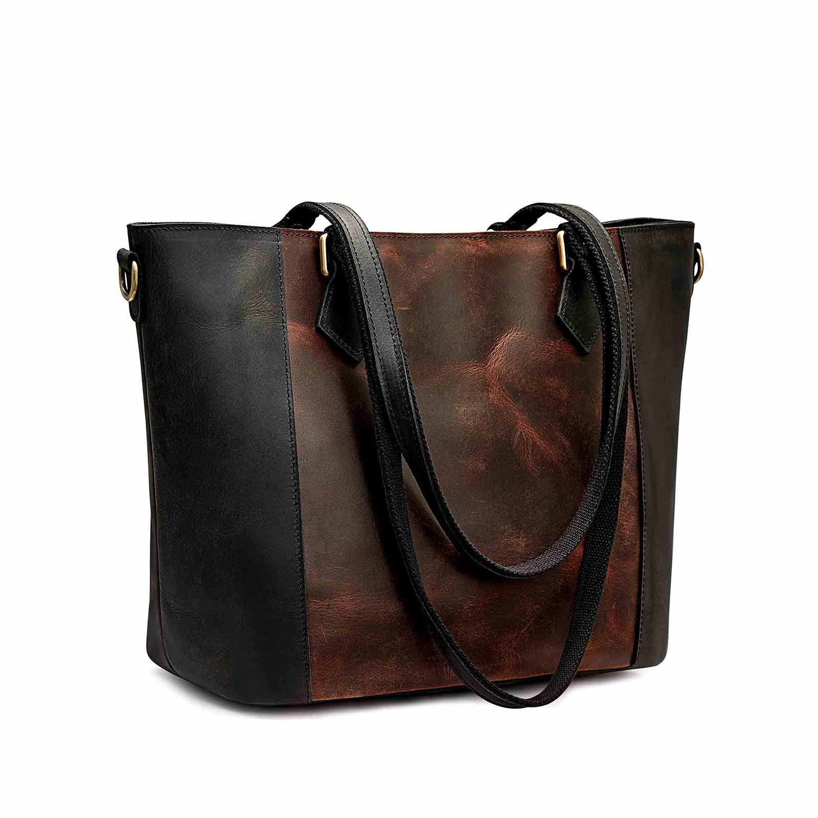Vintage Women Leather Tote Bag