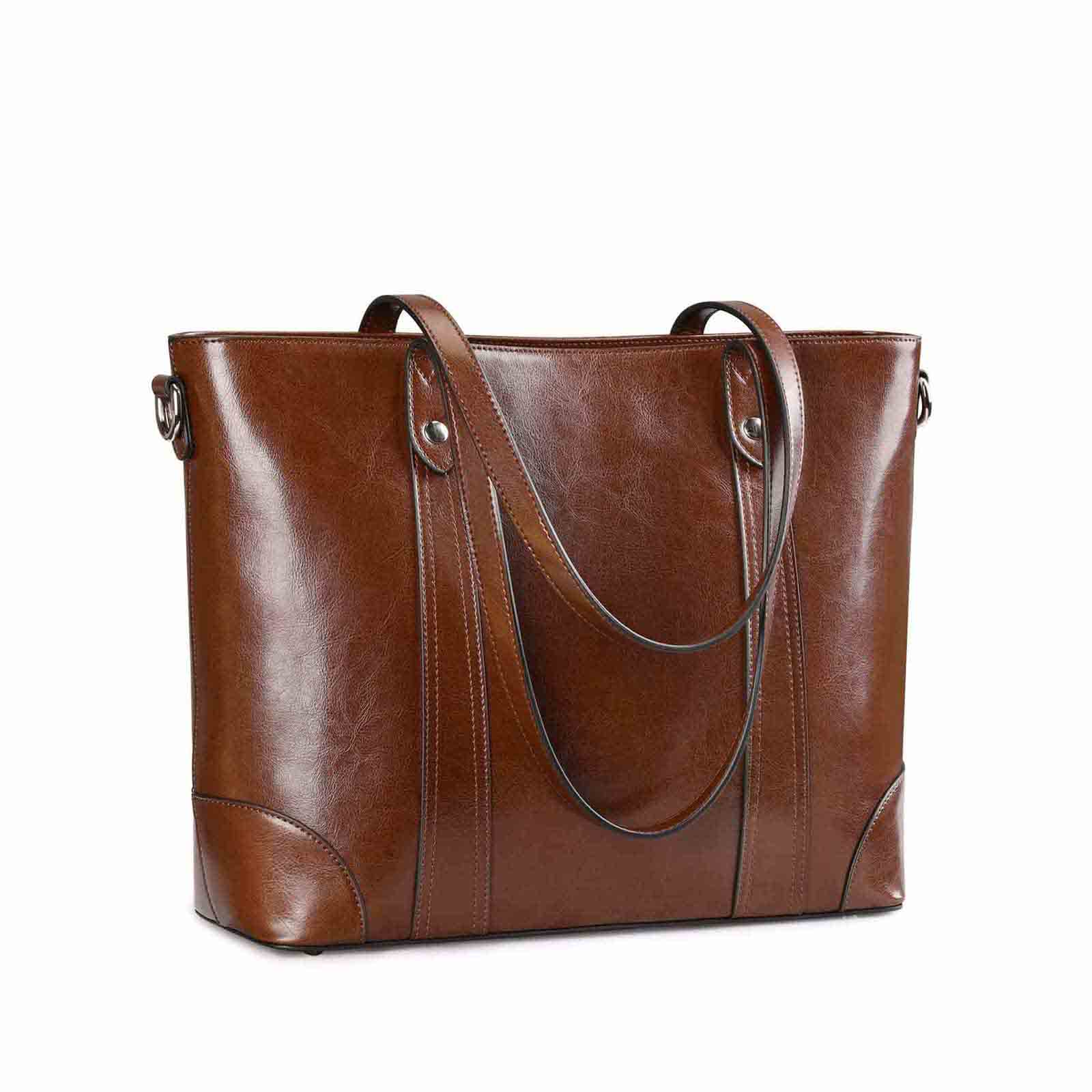 Genuine store leather briefcase / tote