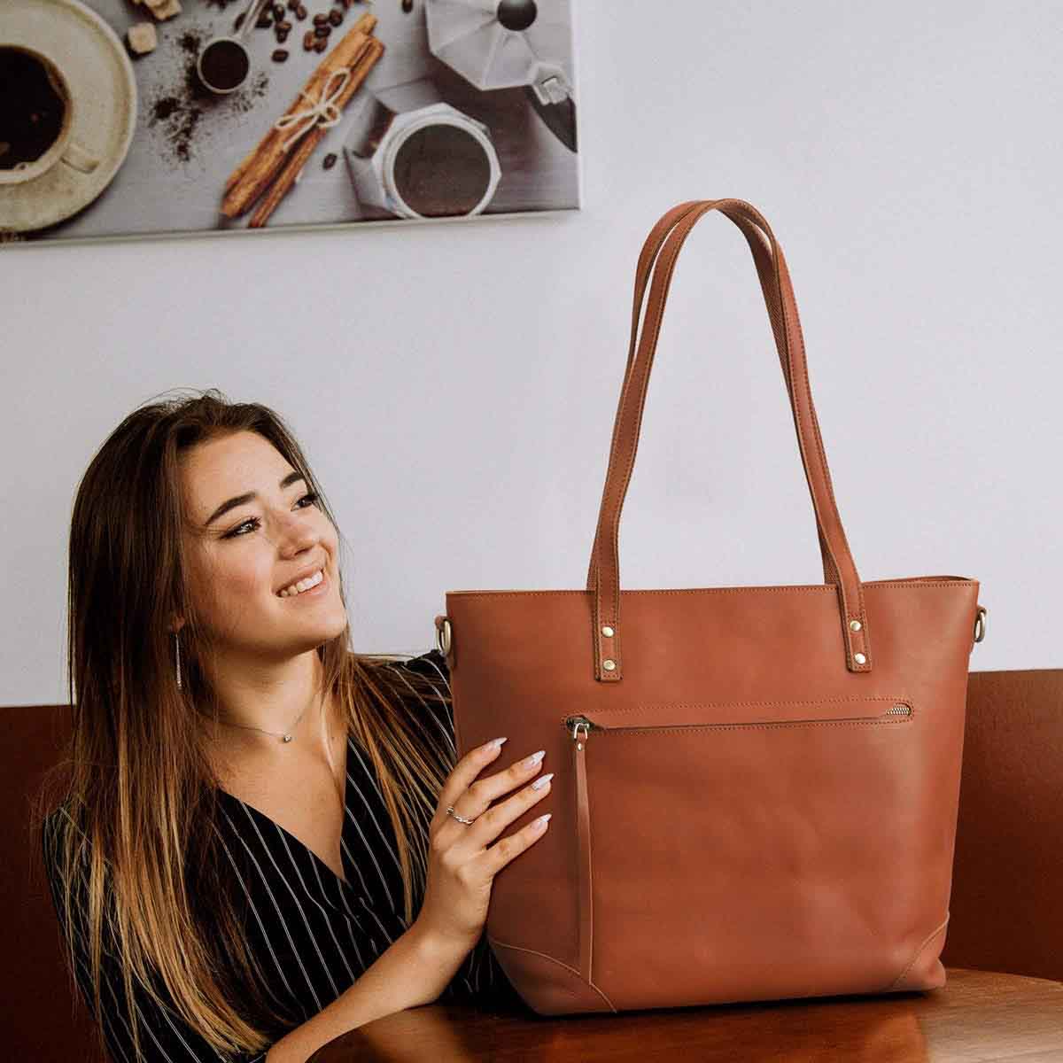 Vintage Leather Tote Bag Vintage Leather Tote Bag