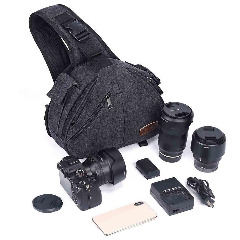 Canvas Camera Sling Bag – S-ZONE