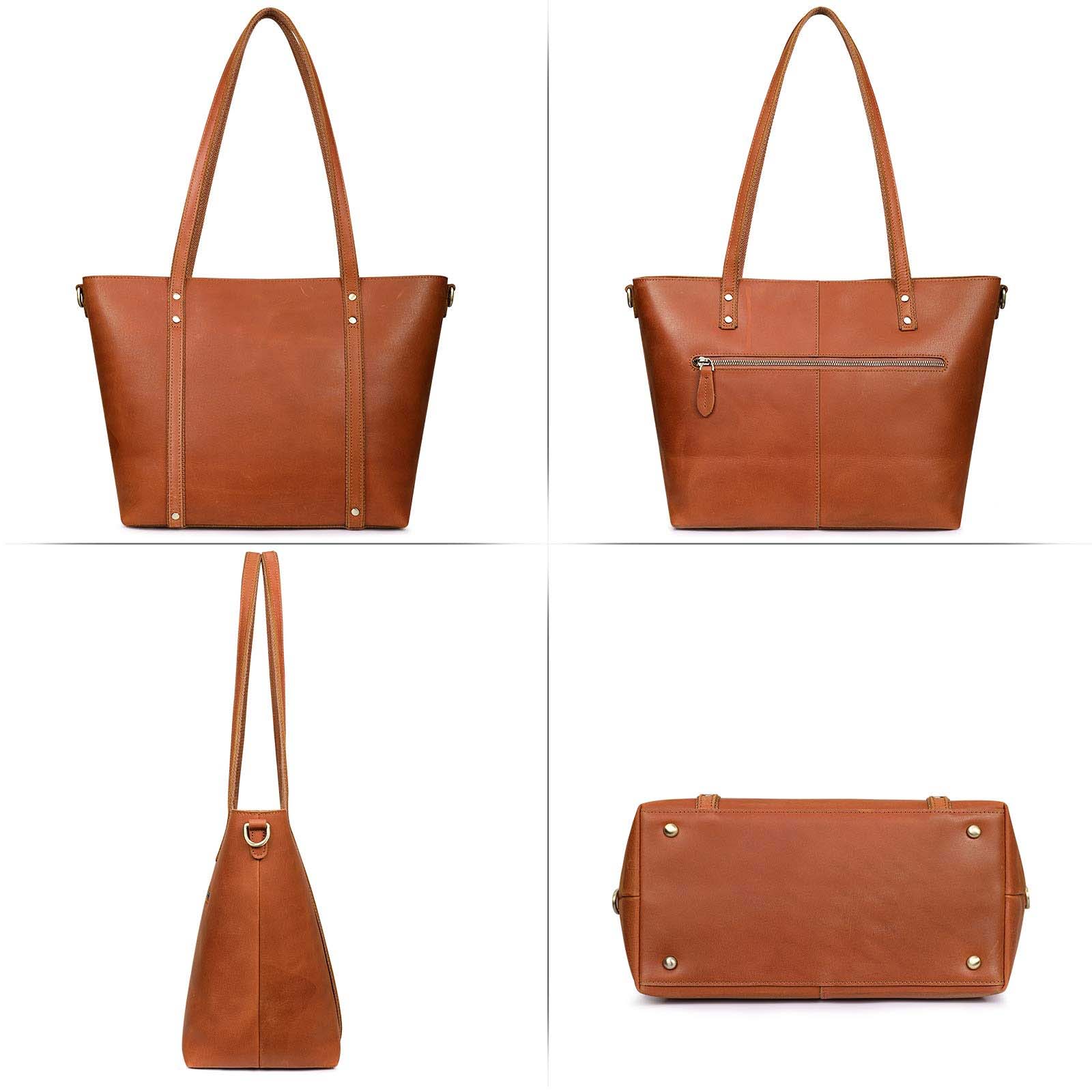 Genuine Leather Tote Bag for Women