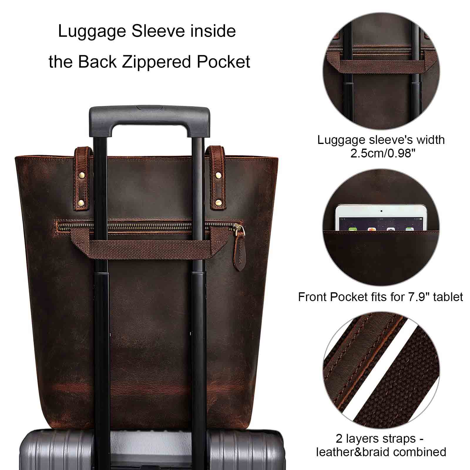 Leather Tote Bag - Mothers day gift